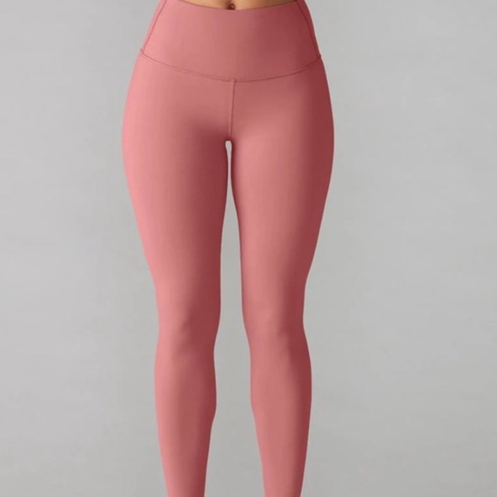High-Rise Rose Pink Performance Leggings‎